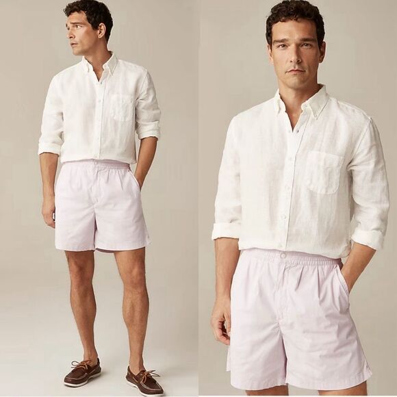 NWT J CREW Slim Untucked Baird McNutt Irish linen shirt in white